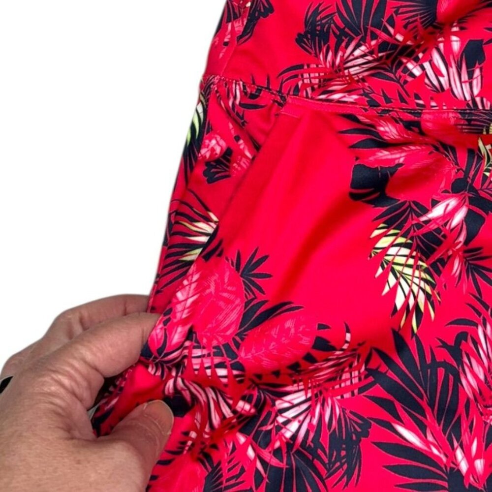 Greg Norman Tropical Print Skort Pink Size XL - Picture 6 of 7